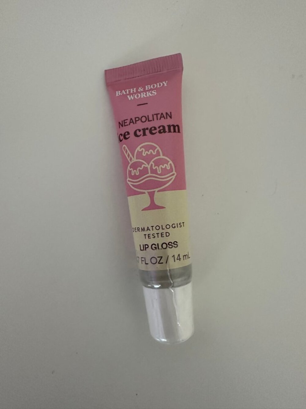 Bath & Body Works Neapolitan Ice Cream Lip Gloss NEW